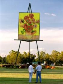 Van Gogh Sunflower Painting - Accommodation Noosa 0