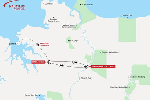 Adelaide River Jumping Crocodile Cruise With Roundtrip Helicopter From Darwin - Accommodation Noosa 3