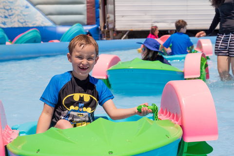 Waterworld Central - Mobile Inflatable Waterpark - Accommodation Noosa 2