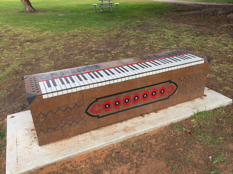Piano Park Bench, Moonta - Accommodation Noosa 0