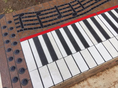 Piano Park Bench, Moonta - Accommodation Noosa 2