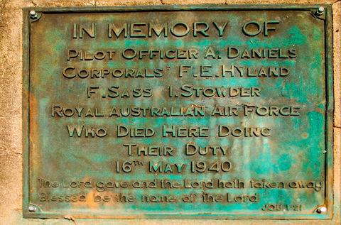 Avro Anson A4-4 Memorial - Accommodation Noosa 1