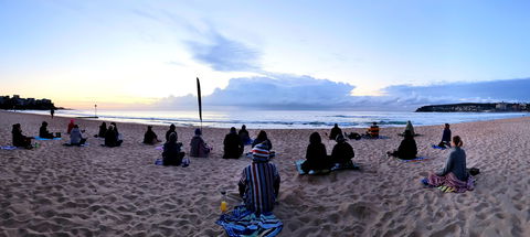 Making Meditation Mainstream Free Beach Meditation Session Mooloolaba - Accommodation Noosa 0