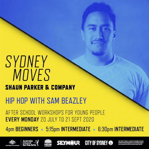 Sydney Moves - All Ages Intermediate Hip Hop With Sam Beazley - Accommodation Noosa 0